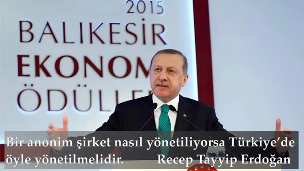 Anonim Şirket – Recep Tayyip Erdoğan