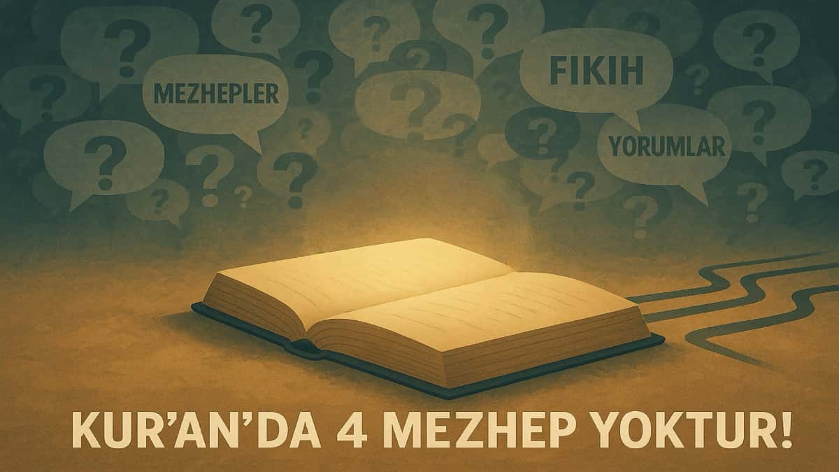 Kuran'da Dört Mezhep Var Mıdır? HAYIR!