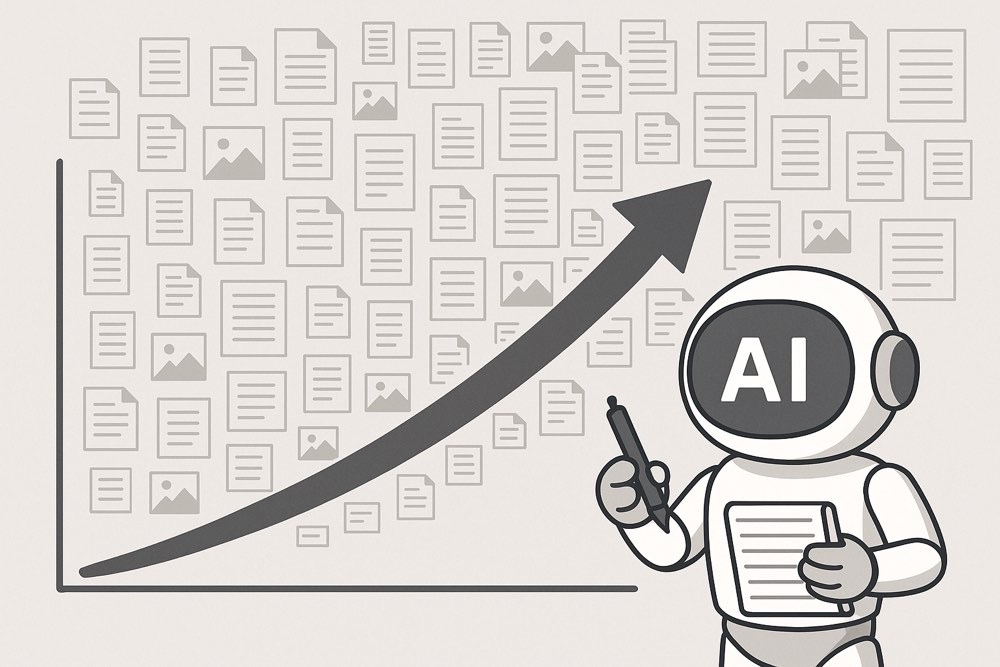 Yapay Zekanın Ürettiği İçeriklerin Miktarı