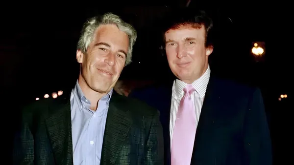 Kankalar Donald Trump ve Jeffrey Epstein