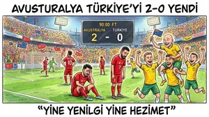 Türkiye Avusturalya’ya 2-0 Yenildi