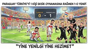 Türkiye Paraguay’a 1-0 Yenildi