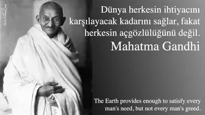 Açgözlülük - Mahatma Gandhi