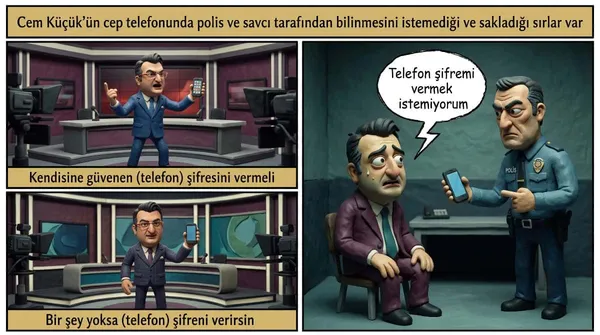 Cem Küçük Cep Telefonunun Şifresini Neden Vermediği Belli Oldu