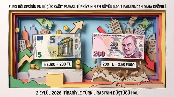 5 Euro ve 200 TL
