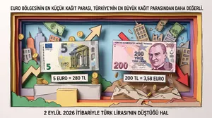 5 Euro ve 200 TL