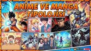 Anime, Manga Tipolojisi