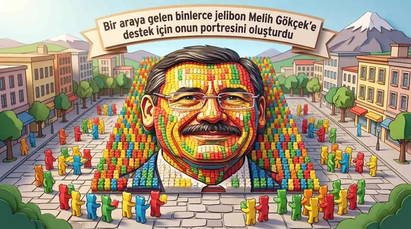 Melih Gökçek'e Jelibonlardan Destek