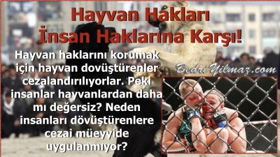 Hayvan Hakları İnsan Haklarına Karşı! – Bedri Yılmaz