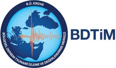 Bölgesel Deprem-Tsunami İzleme ve Değerlendirme Merkezi: udim.koeri.boun.edu.tr