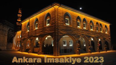 Ankara İçin 1444 Yılı (2023) Ramazan Ayı Namaz Vakitleri