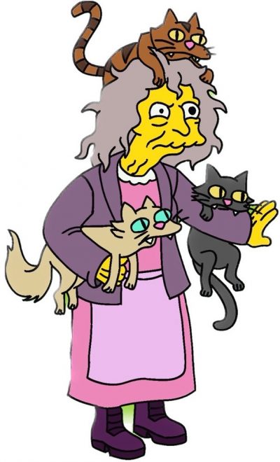 Kızınca Kedi Atan “Simpsonlar”daki Çılgın Kedi Kadın