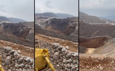 Erzincan’da Siyanürlü Altın Madeninde Toprak Kayması