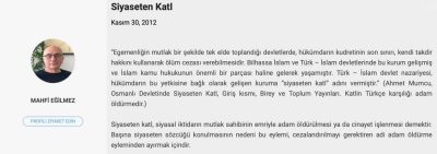 Siyaseten Katl – Mahfi Eğilmez
