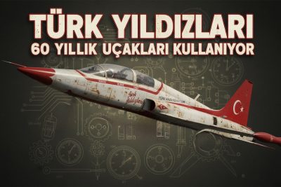 Türk Yıldızları 60 Yıllık Tasarıma Sahip 35 Yıllık Uçaklarla Gösteri Yapıyor