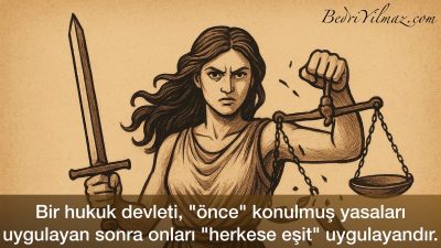 Hukuk Devletinde… – Bedri Yılmaz
