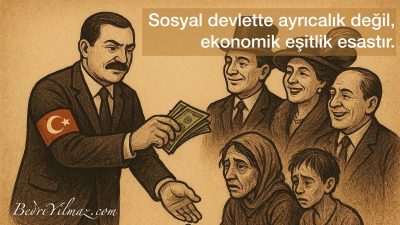 Sosyal Devlet – Bedri Yılmaz